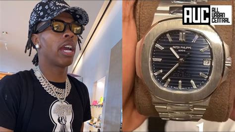 fake watch busta lil baby|lil baby watch.